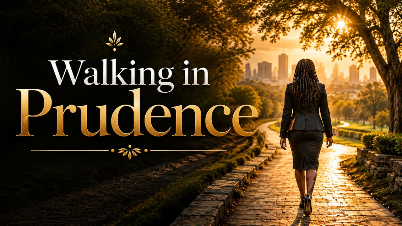 Walking in Prudence poster